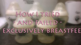 How I tried - and failed- to exclusively breastfeed