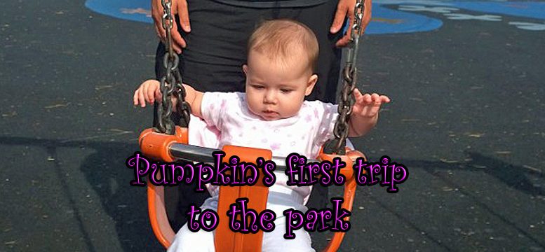 Pumpkin's first trip to the park
