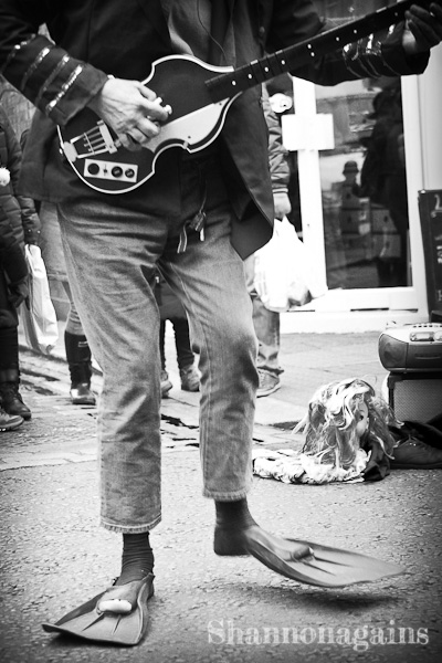 Street performer, Portobello Road, Street Photography