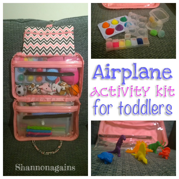 Airplane activity kit for toddlers - Shannonagains