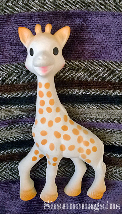 how an expensive yellow giraffe named sophie came into our lives