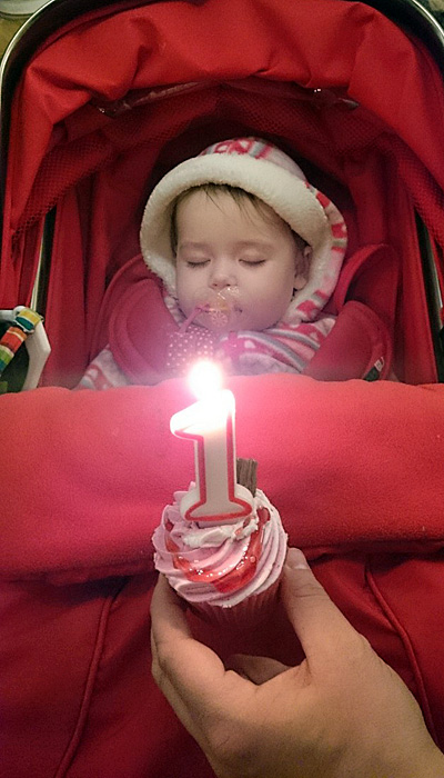 Rookie mistake: sleeping through the cake part of a birthday celebration