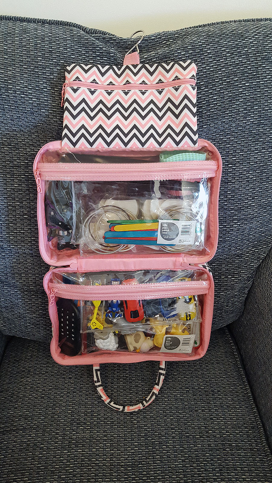 Airplane busy bag for toddlers (two-year-old edition)