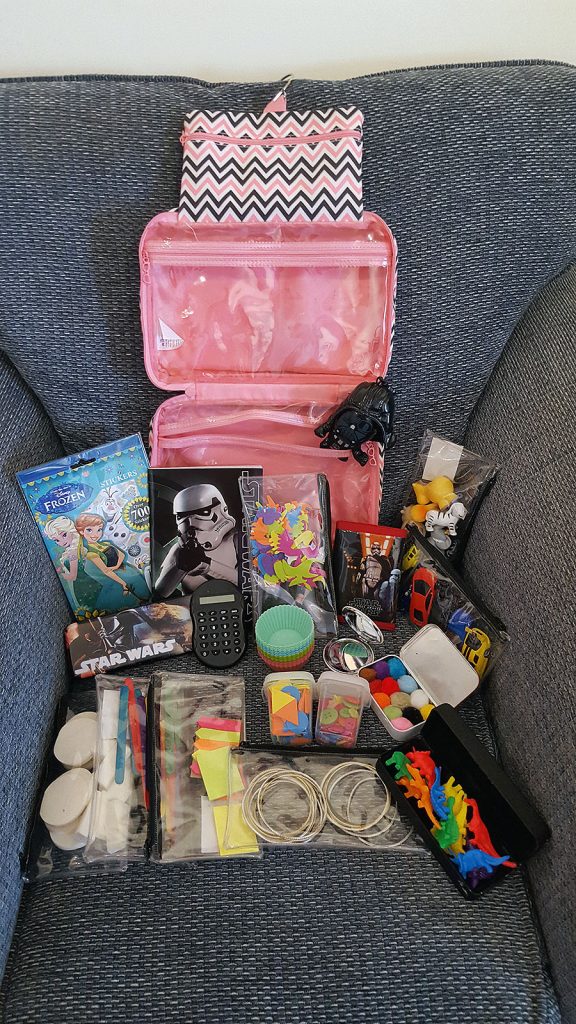 Airplane busy bag for toddlers (two-year-old edition)