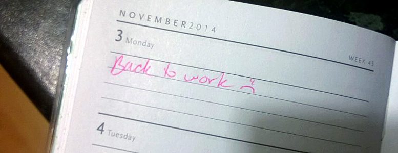end of maternity leave topper